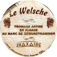 Welsche au Marc de Gewurtz 26%MG 220g lait pasteurise