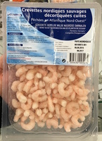 Crevettes nordiques sauvages décortiquées cuites