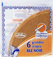 6 grandes Crêpes de Blé Noir