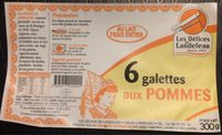 6 galettes de froment aux pommes
