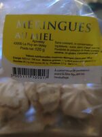 Meringues au miel