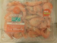 Crevettes entières cuites