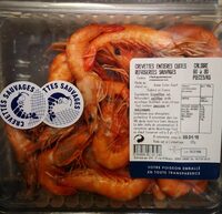 Crevettes entières cuites réfrigérées sauvages