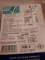 Crevettes entières cuites réfrigérées