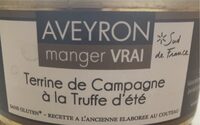 Terrine de campagne à la truffe d’été