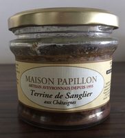 Terrine de sanglier