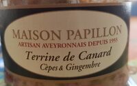 Terrine de Canard Cèpes & Gingembre
