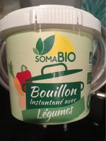 Bouillon instantané avec légumes
