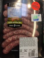 Chipolatas porc fermier aux herbes