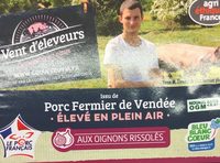 Saucisse porc fermier aux oignons rissoles
