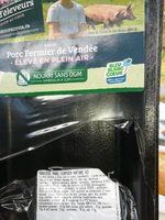 Saucisse porc fermier