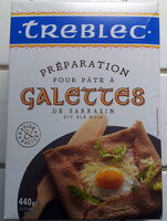 Préparation pour pâte à galettes de sarrasin