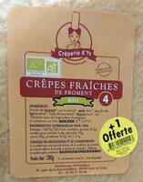 Crêpes fraîches de froment BIO