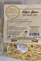 Pates fines aux œufs frais