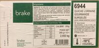 Quiche lorraine gourmande surgelee