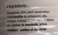 Cornichons au vinaigre