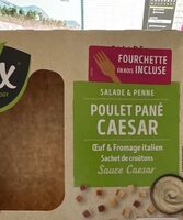 Salade et Penne - Poulet pané Caesar