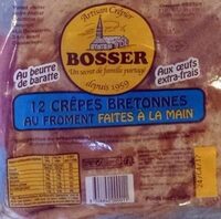 12 Crêpes Bretonnes au froment faites à la main