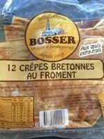 Crêpes bretonnes Bosser Au froment x12