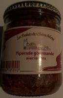 Piperade gourmande avec lardons