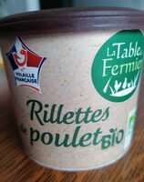 Rilette de poulet bio