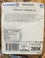 Croissant tournesol