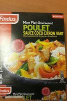 Mon plat gourmand poulet sauce coco
