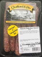 Chipolata herbe sans colorant x6