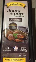 Joues de porc confites