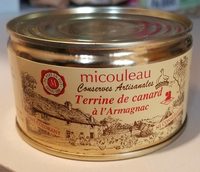 Terrine de canard à l'armagnac