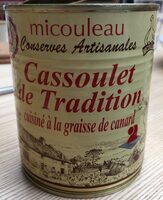 Cassoulet de tradition cuisiné à la graisse de canard
