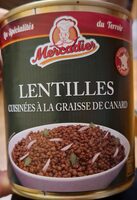 Lentilles à la graisse de canard