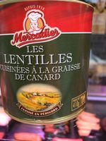 Lentilles cuisinees