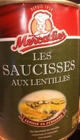 Les saucisses aux lentilles