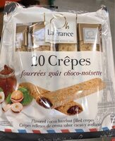 Crêpes fourrées gout choco-noisette