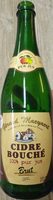 Cidre Bouché Brut 100% Pur Jus