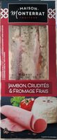 Jambon, Crudités & fromage frais