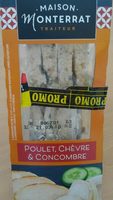 Sandwich Poulet Chèvre et Concombre