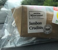 Sandwich Pain de mie Jambon Crudités