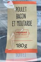 Sandwich poulet bacon et moutarde
