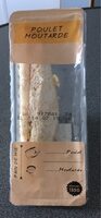Sandwich poulet moutarde