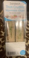 Sandwich thon crudite