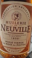 Huille vierges de noix du poitou