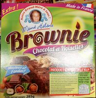 Brownie chocolat noisettes