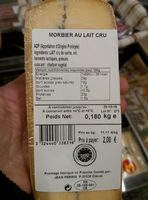 Morbier au lait cru (29 % MG)