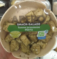 Apero snack salade tomme jurassienne pesto