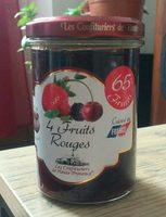 Confiture 4 fruits rouges