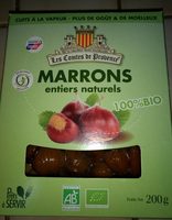 Marrons entiers naturels