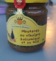 Moutarde au vinaigre balsamique et au miel