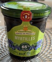 Confiture Myrtilles 65% Bio